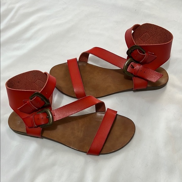 Ecote Orange Sandals - Picture 1 of 6